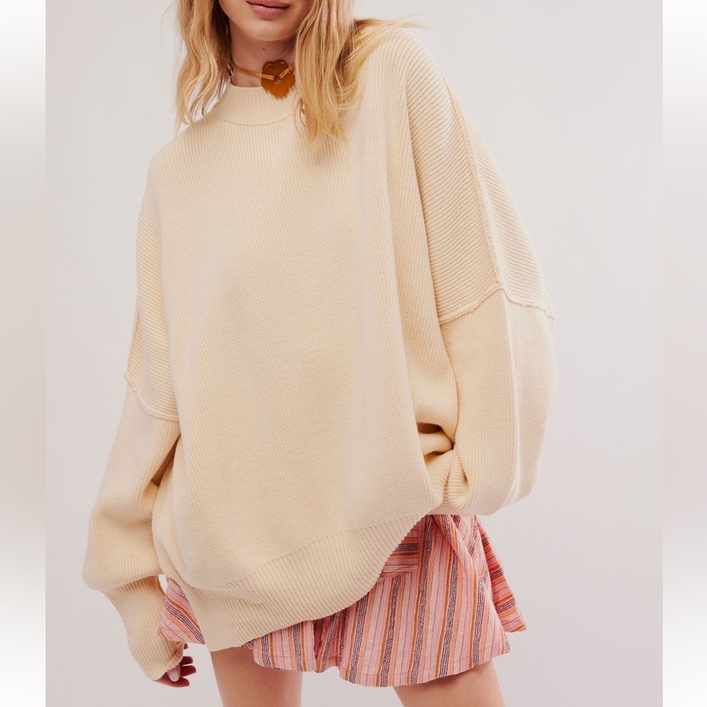 Free People Easy Street Tunic Cream Size S